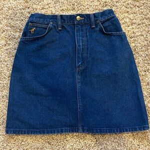 Vintage Wrangler Jean Skirt
